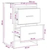 vidaXL Nachtkastjes, 2 stuks, grijs Sonoma, 40 x 30 x 60 Productafbeelding-voorbeeld 8