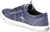 A side view of a blue Dockers sneaker. Voir les images du produit