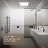 Plafonnier LED salle de bain projections d'eau plat, blanc Voir les images du produit 4