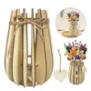 1 Stück Herzform Vase, Holz-Puzzle Vase für Blumenstrauß, Produktbild-Vorschau 3