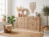 SIT Möbel Sideboard | 4 Türen | Mango-Holz natur | B 180 x Produktbild-Vorschau 2