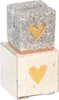 Mini Kartenhalter "Goldenes Herz" Produktbild-Vorschau 1