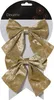 Schleifen 12cm Samt 2er Set Perle Produktbild-Vorschau 2