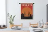 MuchoWow® Wandteppich Wandbehang Japan - Vintage - Brücke - Produktbild-Vorschau 3