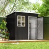 Outsunny tuinhuis, 2,55 m², tuinhuis met schilddak, 221 x Productafbeelding-voorbeeld 2