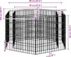 Sechseckiges Gabionen-Hochbeet 100×90×50 cm Produktbild-Vorschau 9