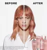 A split image showing a 'before' and 'after' of a person's hair, with Kérastase hair products displayed on the right side. Produktbild-Vorschau