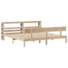vidaXL Massivholzbett ohne Matratze 180x200 Kiefernholz Produktbild-Vorschau 3