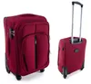 Two views of a red suitcase on a white background. Náhled obrázku produktu