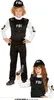 Polizei Abenteuer Kostüm Kinder Karneval FBI Mütze Uniform Produktbild-Vorschau 2