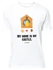 Mr. & Mrs. Panda Tshirt Vogel Haus - Weiß - Geschenk, Produktbild-Vorschau 1