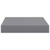 vidaXL Scaffali sospesi 4 pezzi Grigio 23x23,5x3,8 cm MDF Anteprima dell’immagine prodotto 13