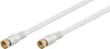 Wentronic BKF 150-G, 1.5 m, männlich/männlich, F, Weiß Produktbild-Vorschau 2