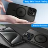 A collage showing a hand holding a black iPhone case and a close-up of an iPhone with a black case. Podgląd zdjęcia produktu