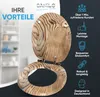 SANILO® WC-Sitz mit Absenkautomatik Grain, Toilettendeckel Produktbild-Vorschau 2