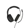 A pair of black and white gaming headphones is shown against a white background. Anteprima dell’immagine prodotto