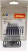 A package of Stihl PolyCut blades. Produktbild-Vorschau