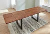 Baumkantentisch Akazie nougatfarben 120 (200) x 90 cm Produktbild-Vorschau 2