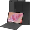 A black tablet case and tablet are displayed on a white background. Produktbild-Vorschau