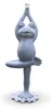 2x Figur Frosch Yoga stehend 26x18x68cm Gartenfiguren Produktbild-Vorschau 1
