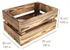 Creative Deco Gevlamde Houten Doos, 30 x 20 x 15 cm Productafbeelding-voorbeeld 3