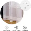 Voile Vorhang Transparente Gardine aus Voile Star Produktbild-Vorschau 4