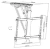 my wall HL 41 ML TV Deckenhalter klappbar motorisiert 32 - Produktbild-Vorschau 7