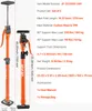 VEVOR Einhandstütze, 2x, Deckenstütze 64,5–115cm, Produktbild-Vorschau 7