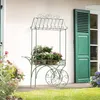 Deko-Servierwagen Vintage, Metall, Mintgrün, Maße: 108 x 56 Produktbild-Vorschau 5