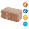 Zestaw 2 ręczników do sauny Lavea®, 80x200 cm, 100% bawełna Podgląd zdjęcia produktu 2