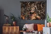 MuchoWow® Wandteppich Wandbehang Luxus - Pflanzen - Frau Produktbild-Vorschau 6