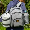 CampFeuer Picknickrucksack 32-teilig, Picknickset für 4 Produktbild-Vorschau 2