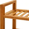 vidaXL Schuhregal mit 5 Etagen 100x27x100 cm Massivholz Produktbild-Vorschau 4