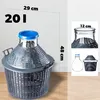 KADAX sklenený karboš s plastovým košom "Fonte", široké Náhľad obrázku produktu 4
