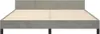 vidaXL Struttura letto senza materasso grigio chiaro Anteprima dell’immagine prodotto 3