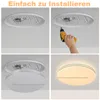 A collage showing the installation steps of a ceiling light. Anteprima dell’immagine prodotto