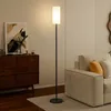 HOMCOM Vloerlamp, staande lamp met stoffen lampenkap, E27 Productafbeelding-voorbeeld 2