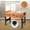 Stół do gier COSTWAY 3 w 1, piłkarzyki, bilard i cymbergaj, Podgląd zdjęcia produktu 7