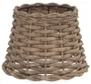 vidaXL Tienidlo na svietidlo hnedé Ø20x15 cm Wicker Náhľad obrázku produktu 1