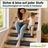 Stufenmatten Ariston Halbrund 65x24cm Trittfläche Anthrazit Produktbild-Vorschau 2