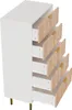 Komoda UnboxG z 5 szufladami, wymiary 60 x 34 x 109,8 cm – Podgląd zdjęcia produktu 11