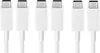 3x Schnell-Ladekabel USB-C 1.8m 5A weiß für Samsung Galaxy Produktbild-Vorschau 2