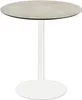 Urban Terrassentisch Weiß gestell + Moonstone HPL Ø70 cm Produktbild-Vorschau 5