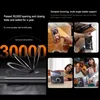 Collage of images showcasing a phone case with a ring holder, highlighting its durability and features. Anteprima dell’immagine prodotto