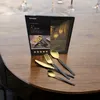 Esmeyer Besteck Set Kiara Edelstahl 24 tlg. Schwarz Gold  6 Produktbild-Vorschau 1