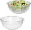 Relaxdays Salatschüssel Glas, 2er Set, 2,4 Liter, Produktbild-Vorschau 1