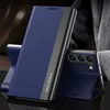 Galaxy S25 Hülle, Leder PolyurethanMagnetisch Klapp Stand Produktbild-Vorschau 2