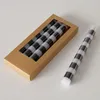 Boltze Stabkerze Stripy (4-tlg., schwarz/weiß, 20 cm, Produktbild-Vorschau 2