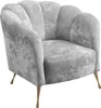 A single armchair shown from the front-left in a studio setting.