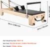 VEVOR Faltbarer Pilates Reformer, Pilates Trainingsgerät Produktbild-Vorschau 7